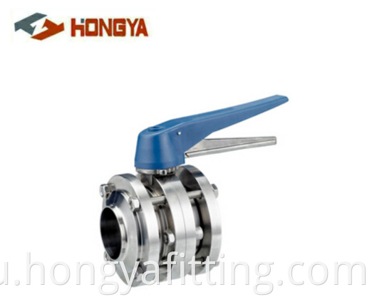 Sanitary Mult-position Butterfly Valve